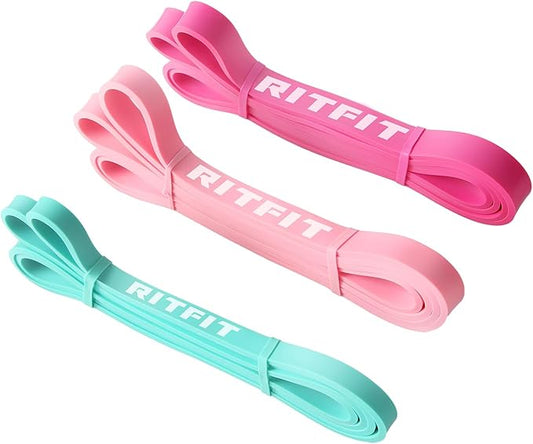 RitFit Pull Up Assist Band - Premium Resistance Band for Pull Up Assistance, Resistance Training, Body Stretching, Powerlifting, Mobility Training