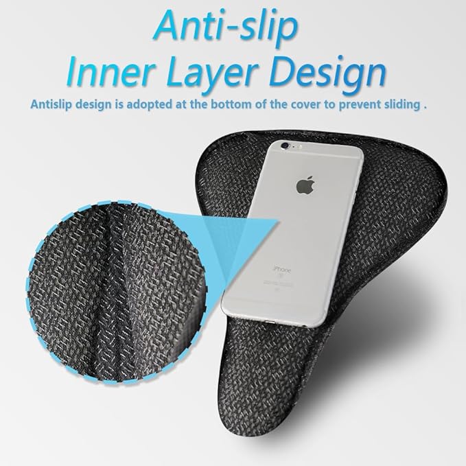 YLG Bike Seat Cover, Memory Foam & Gel Bike Seat Cushion Cover for Men Women, Comfortable Bicycle Seat Cover for Peloton/Fixed/Cruiser/Indoor/Outdoor Bike seat with Waterproof Cover