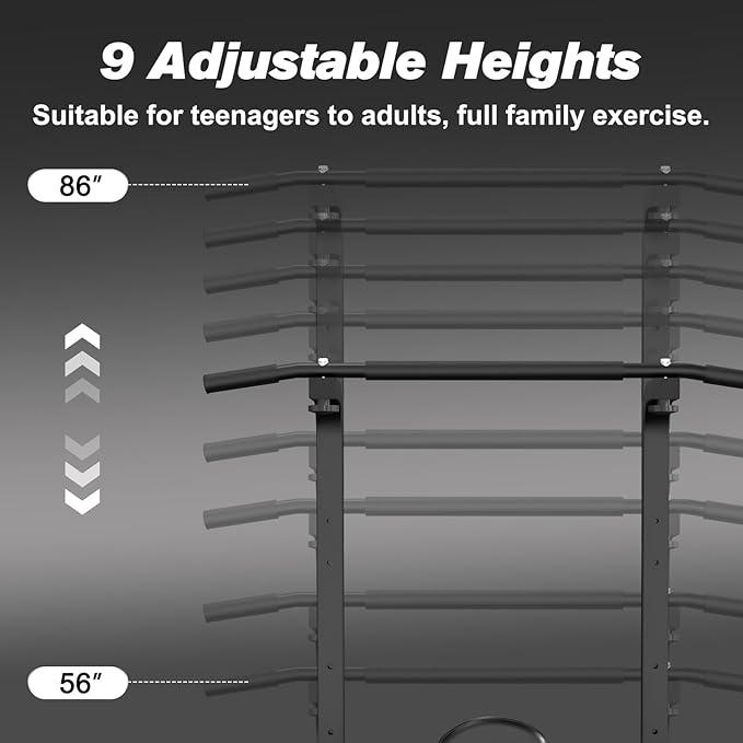 RELIFE REBUILD YOUR LIFE Power Tower Pull Up Bar Station Workout Dip Station for Home Gym Strength Training Fitness Equipment