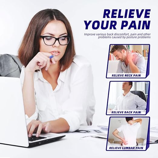 Upgraded Posture Corrector Back Brace for Men and Women, New Version Lumbar Support for Posture Improving and Pain Relief, Full Back Support for Neck, Shoulder, Waist Pain