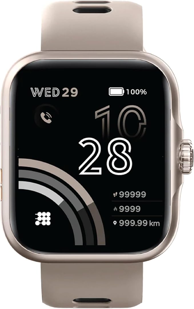 Cubitt Viva Pro Smartwatch/Fitness Tracker with 1.78" Touch AMOLED Screen, Bluetooth Calling, Built in GPS, 60+ Sports, Blood Oxygen, Heart Rate, Stress and Sleep Monitor, Waterproof, Step Counter