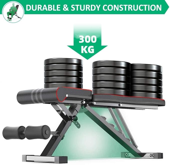 Adjustable Weight Bench for Bench Press, Heavy Duty Stable Workout Bench Foldable Weight Benches for Home Gym, Incline/Decline 90 Degree Bench Exercise Bench