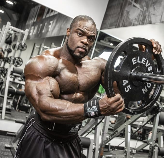 Schiek Sports Heavy Duty Wrist Wraps - Gym Workouts Wrist Support - Black Out Line Wrist Wraps