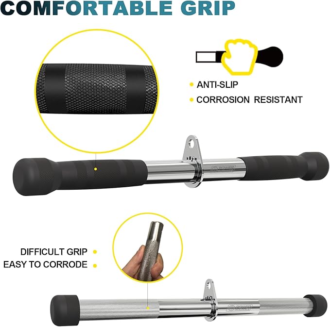 POWER GUIDANCE Cable Machine Attachment, LAT Pulldown Attachments, Cable Attachments for Gym, Home Gym Accessories