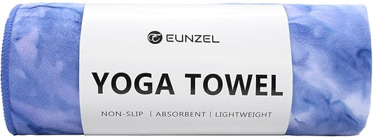 Eunzel Hot Yoga Towel Non-Slip Yoga Mat Towel Ultra-Absorbent Microfiber Towel for Hot Yoga, Pilates,Bikram and Workout 26.5"x 72"