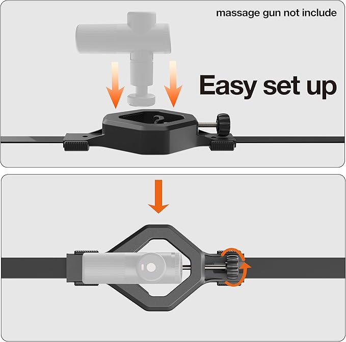 Massage Buddy Holder – Ergonomic Extension Handle + Tension‑Core Flexible Arms for Deep Tissue Relief – Full‑Body Access Without Strain