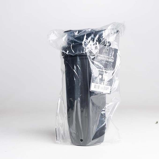 Smartshake Reforce Stainless Steel Protein Shaker Bottle 900 ml | 30 oz - Leakproof Screw-on Lid - BPA Free – Unisex - Non Insulated (Freddy Krueger)