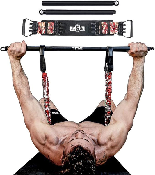 Innstar Multi-Function Resistance Bands for Working Out, Push Up Exercise Bands Resistance Bands Set for Bench Press Gym Equipment, Home Workout, Travel Portable