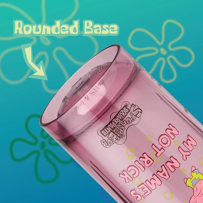 BlenderBottle Spongebob Shaker Bottle Pro Series Perfect for Protein Shakes and Pre Workout, 28-Ounce, Red, My Names Not Rick