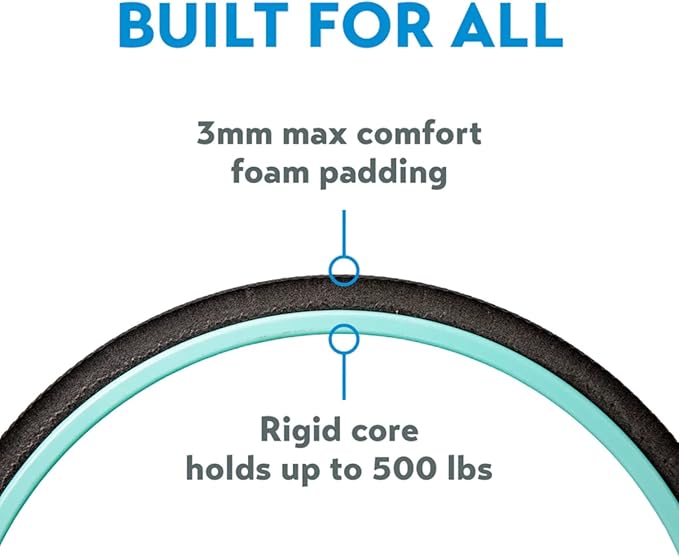 Chirp Foam Roller Wheel Bundle - Focus and Gentle Back Roller for Targeted Muscle Yoga Wheel - Satisfying, Deep Massage Stretching Equipment - PVC-Free Roller Wheels - 4" and 12"