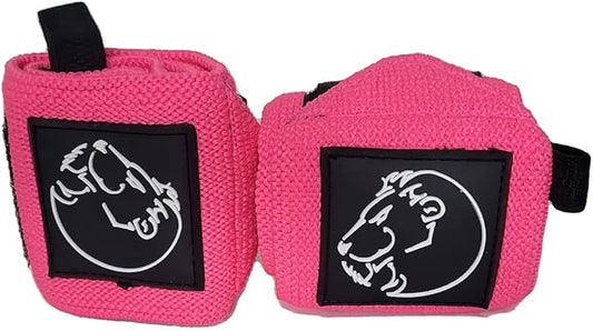 Premium Wrist Wraps for Weightlifting, BMG Premium 18” Wrist Wraps (pair) with Thumb Loop, Sturdy and Comfortable