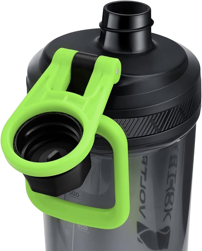 VOLTRX Shaker Bottle, Gallium USB C Rechargeable Electric Protein Mixer, Shaker Cups for Protein and Meal Replacement Shakes, BPA Free, Made with Tritan, 24oz