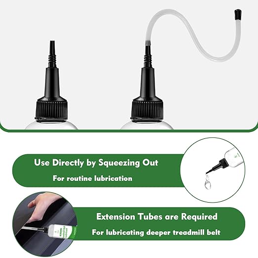 2 x 125ml Treadmill Lubricant for Belt, 100% Silicone Treadmill Oil, High Temperature Resistant Stable Treadmill Belt Lubricant, Treadmill Lube Suitable for Most Types of Treadmills
