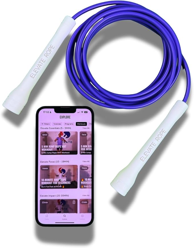 Professional Speed Rope - 3m Adjustable Skipping rope, 5mm PVC with Nylon Core for Cardio, Double Unders & Crossfit - Durable Jump Rope Used for Indoor/Outdoor Training.