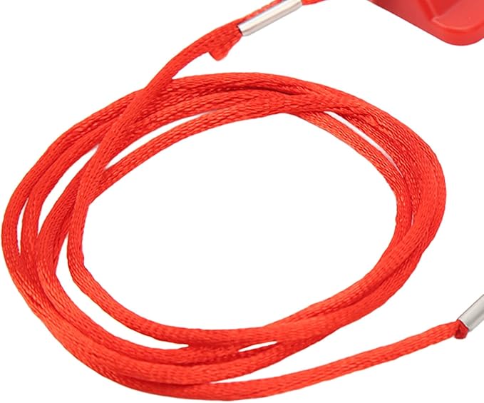 Dilwe Treadmill Safety Key, ABS, Magnet, 2Pcs Universal Safety Key Treadmill Replacement Rectangle Red