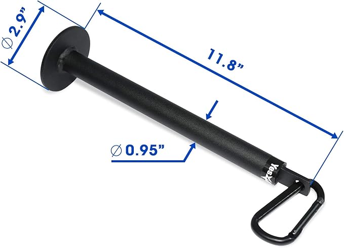 Yes4All Cable Machine Attachment, Row Handles, Tricep Rope, Straight Bar, V Bar, LAT Pulldown Accessories Load 880 LB for Home Gym