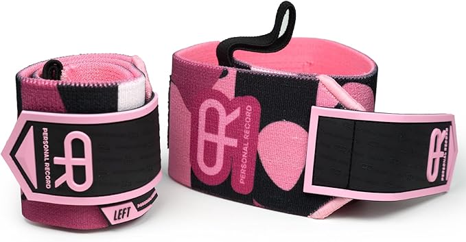 Heavy Duty Premium Wrist Wraps, More Elasticity, Reinforced Stitching, Extra Wide Strap, Strong Thumb Loop, Larry Wheels Weightlifting Wraps