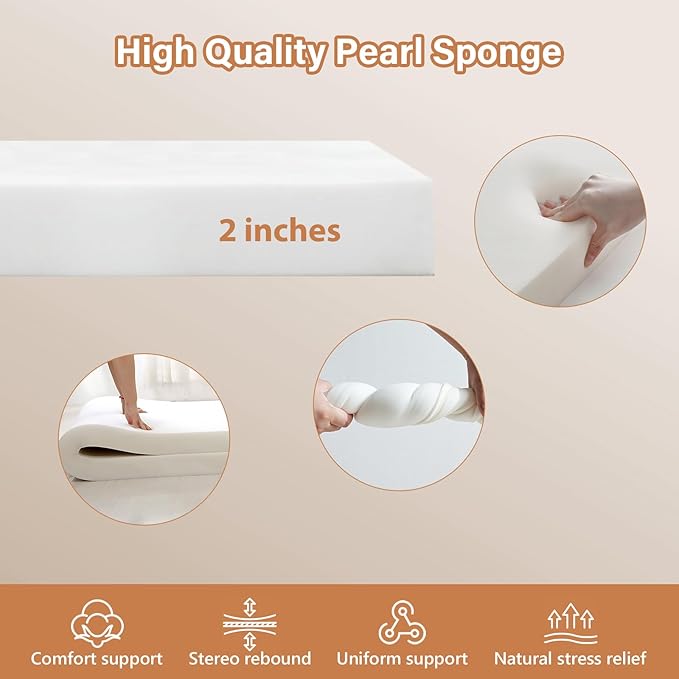 40x12x2 Linen Bench Cushion, Strengthen Breathable Indoor Seat Cushions, High-Density Bench Pad with Anti-Slip Bottom, Indoor Cushion for Bay Window Porch Furniture - Grey