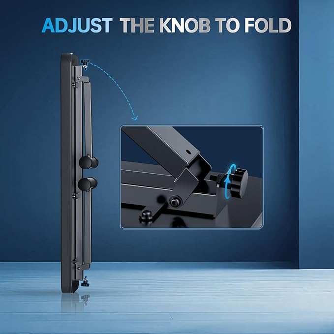 Flat Weight Bench, Foldable Workout Bench for Home Gym with 660 LBS Weight Capacity, Flat Bench Press for Full Body Workout, Black MB20