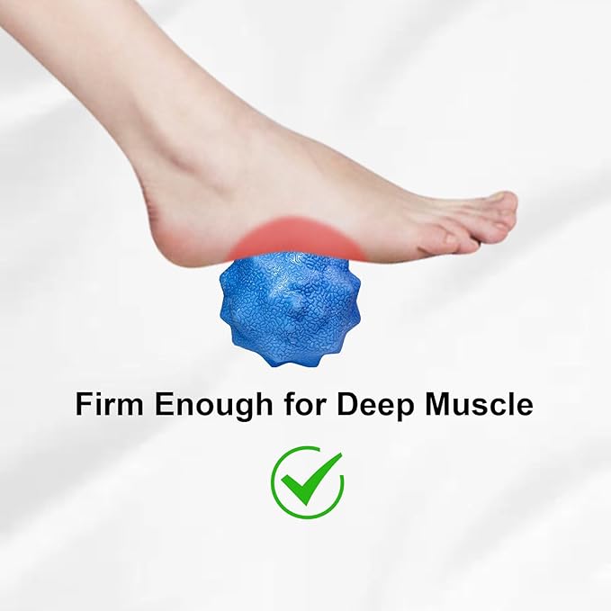 Foot Massage Ball, Pain Relieve from Plantar Fasciitis, Massage Tool for Tight Muscles and Sore Feet, Restore Foot Massage Roller, Myofascial Release