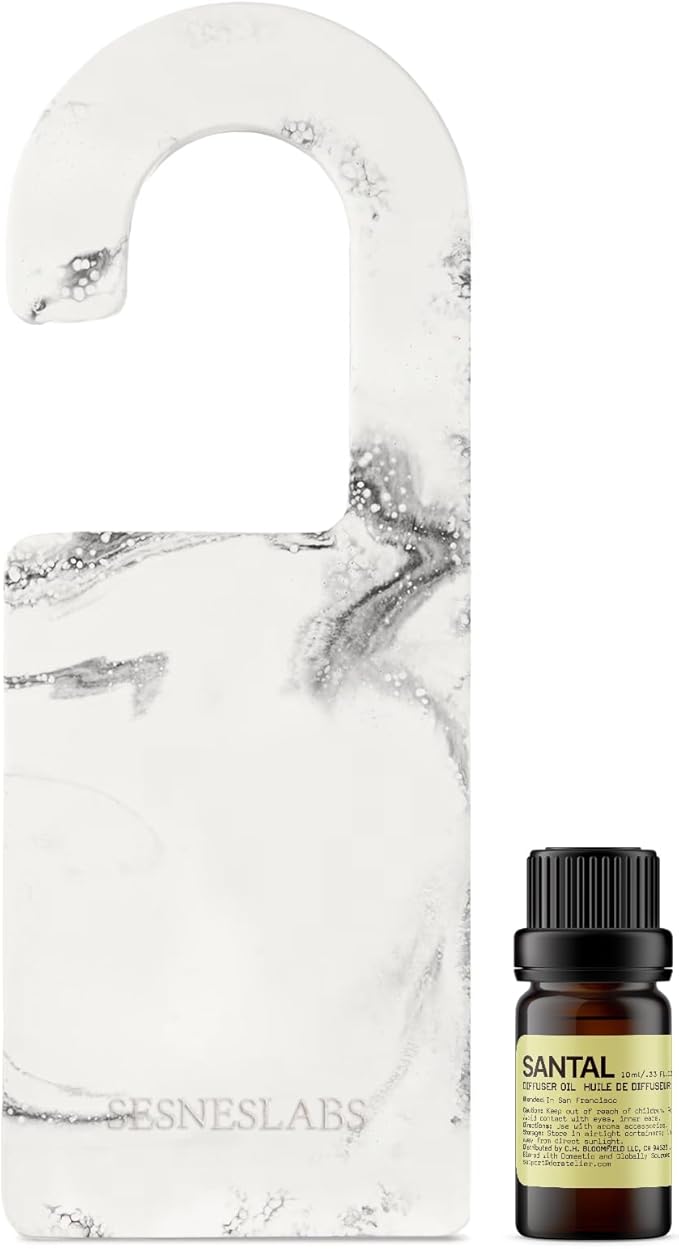 Passive Ceramic Diffuser for Compact Space, Santal Scent, a Collaboration with Doratelier, Pre-Scented with 10mL Diffuser Oil