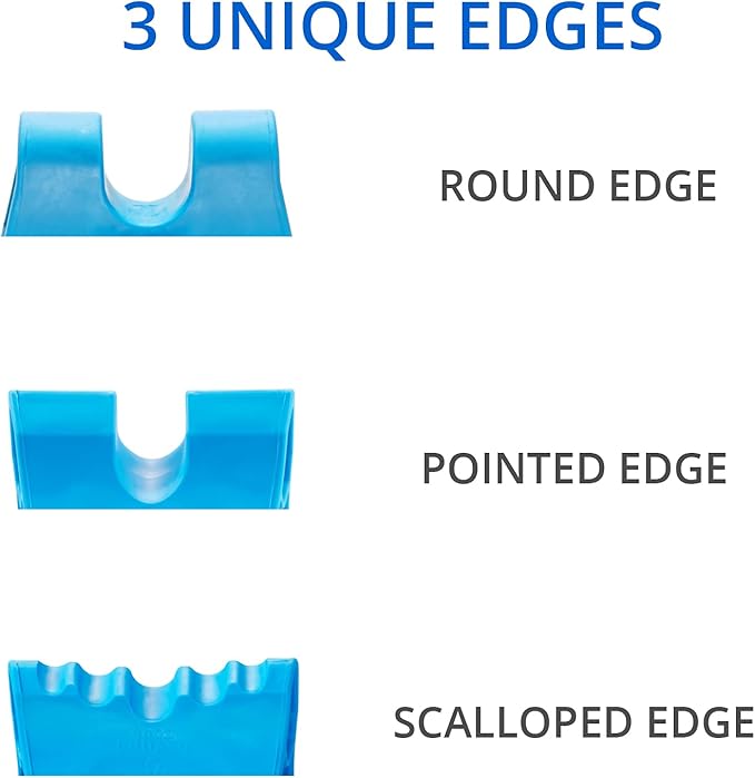 Body Back Davinci Tool (Blue) -USA Made- Extra Firm Neck Tension Relief & Pressure Point Massage Tool - Occipital Release Tool - Cervical Traction Device- Suboccipital Release Device - Neck Stretcher