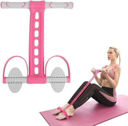 Yoga Pedal Resistance Band Elastic Pull Rope Fitness Sit-up Exercise Equipment at Home Gym Arm Abs Workout Equipment Leg Stretching Equipment