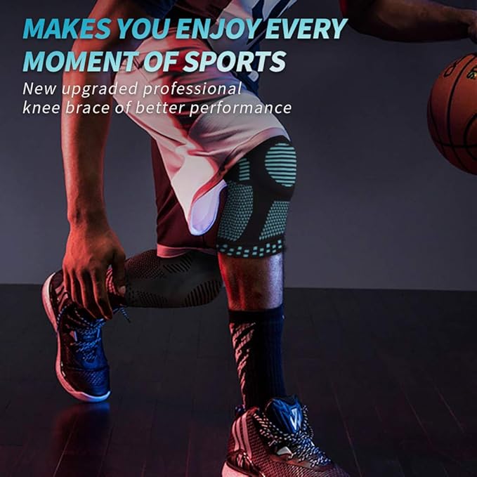 NEENCA Knee Brace for Knee Pain Relief, Medical Knee Support with Patella Pad & Side Stabilizers, Compression Knee Sleeve for Meniscus Tear, ACL, Arthritis, Joint Pain, Runner, Sport- FSA/HSA APPROVED