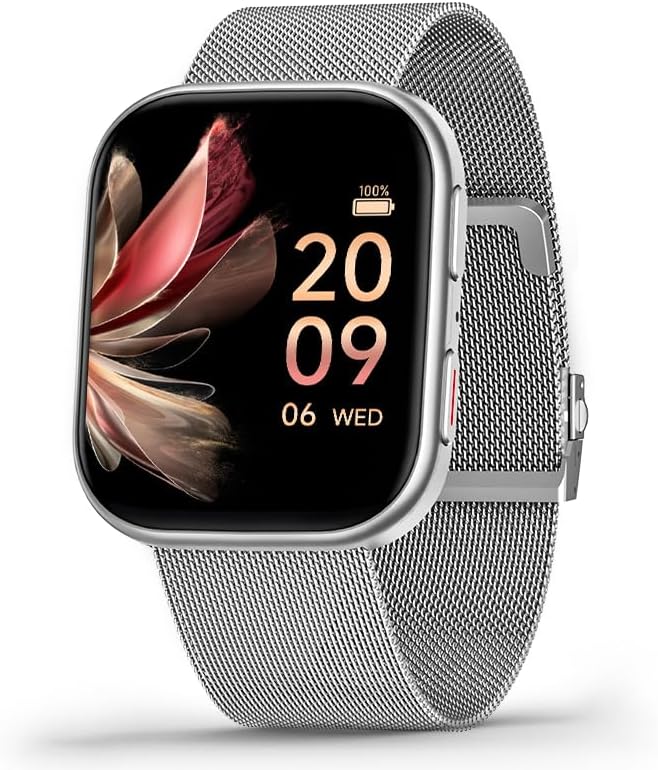 FITVII Health & Fitness Tracker (Answer/Make Calls), Smart Watch with 24/7 Heart Rate and Blood Pressure, Sleep Tracking, Blood Oxygen Monitor, 120+ Sport Modes Activity Tracker for Women Men