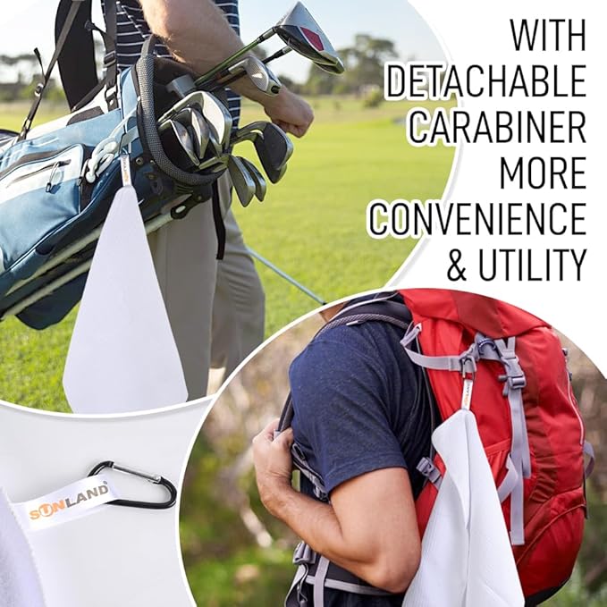 SUNLAND Microfiber Sports Workout Towels Fast Drying Fitness Sweat Towels for Men & Women Lightweight Multi-Purpose Gym Exercise Towel