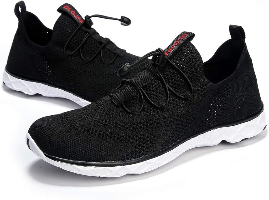 DLGJPA Men's Lightweight Quick Drying Aqua Water Shoes Athletic Sport Walking Shoes