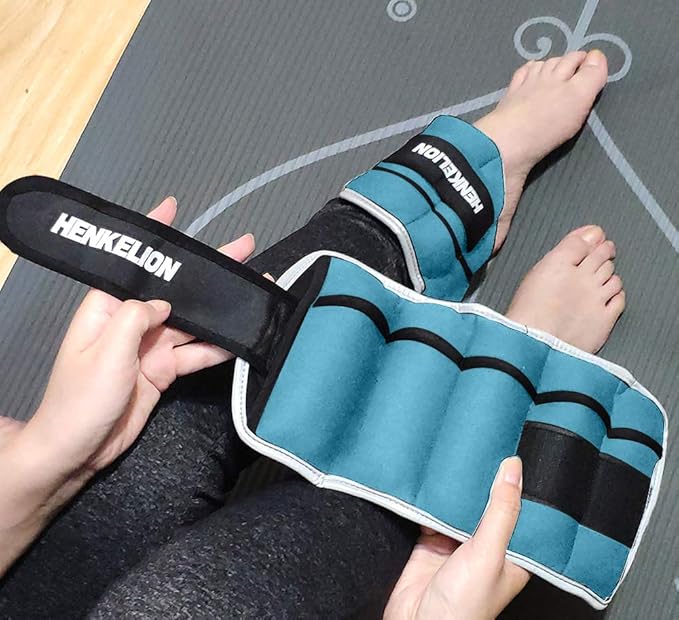 1 Pair 2 3 5 10 Lbs Adjustable Ankle Weights for Women Men Kids, Strength Training Wrist and Ankle Weights Sets for Gym, Fitness Workout, Running, Lifting - Black Grey Pink Blue Purple