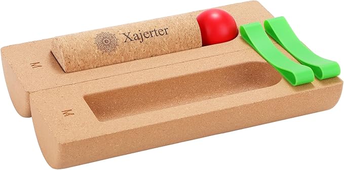 Cork Balance Board Trainer | Foot Ankle Pain Relief & Balance Stability | for Plantar Fasciitis & Foot Arch and Heel Pain & Achilles Tendinitis | Foot Ankle Strengthener Exerciser