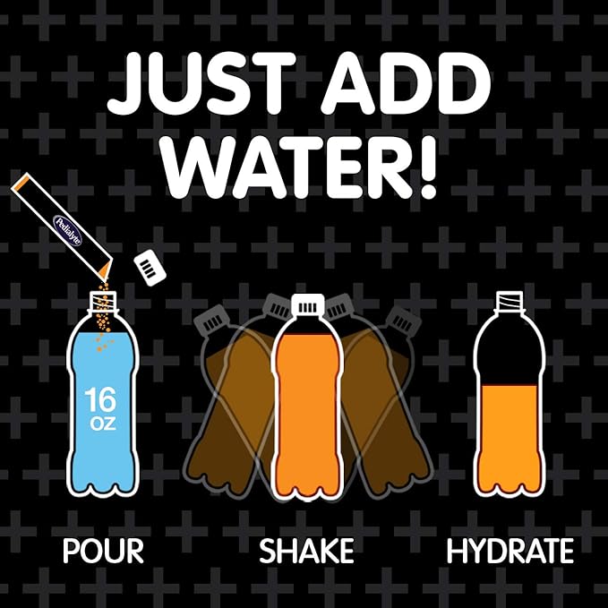 Pedialyte AdvancedCare Plus Electrolyte Powder, Has 33% More Electrolytes and PreActiv Prebiotics, Orange Breeze, 6 Powder Packets