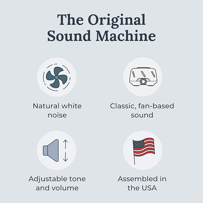 Yogasleep Dohm (2 Pack White/Gray) The Original White Noise Machine, Relaxing Natural Sound from a Real Fan, Sleep Aid & Noise Cancelling for Adults & Baby, Office Privacy & Meditation, Baby Registry