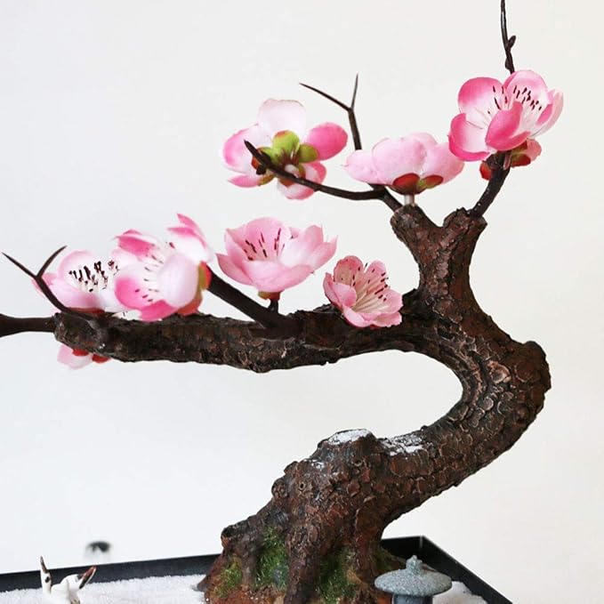 Mini Zen Garden Kit for Desk Tabletop Rock Sand Tray Therapy Kit Office Stress Relief Spiritual Decor Japanese Zen Healing Gifts for Lady Yoga Meditation Accessories with Bonsai Buddha Koli Fish Rake