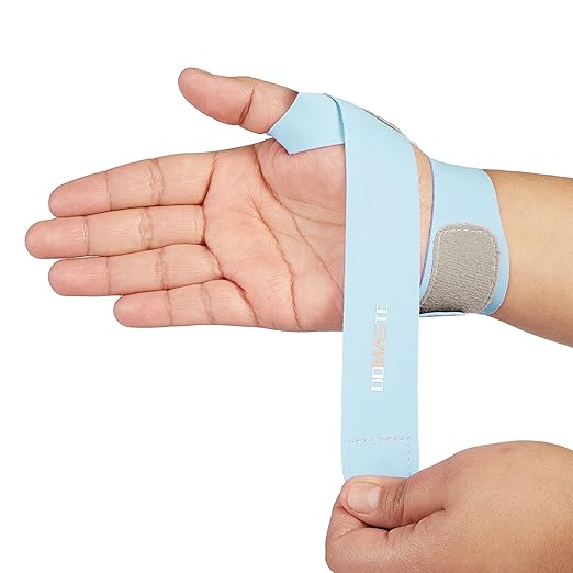 Pickleball Wrist Brace Support for Tennis, Ultra Thin Elastic Wrist Wraps, Lightweight, Breathable and Skin Friendly(Azure,Right)