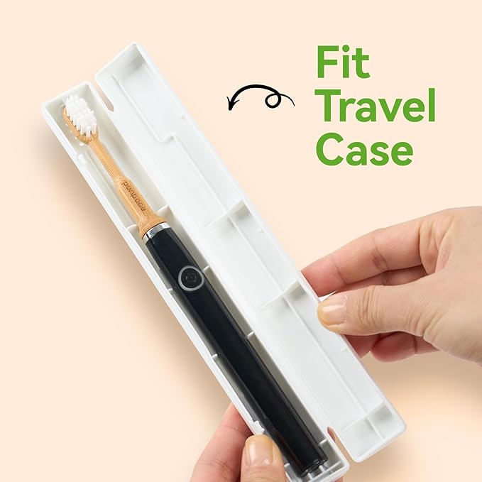 Bamboo Toothbrush Heads Compatible with Gleem, Extra Soft Castor-Oil Bristles for Sensitive Teeth, Eco-Friendly & Gentle Cleaning