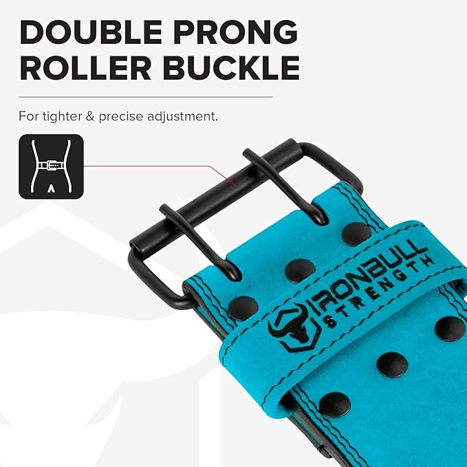 Powerlifting Belt - IPF Approved – Weight Lifting Belt 10mm - Prong Weightlifting Belt for Squats, Deadlift, and Bench Press – Lifting Belt Leather 4in for Men and Women – Back Brace for Gym, Workout, Strength Training, Strongmen & Power Lift