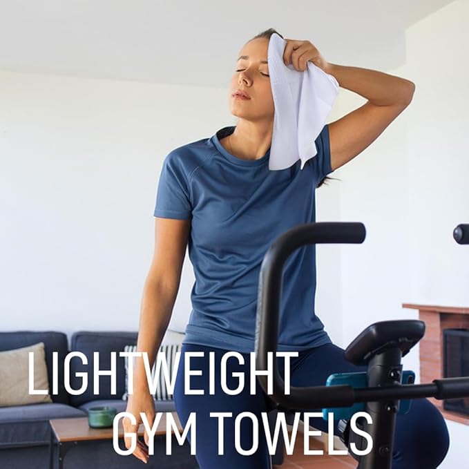 SUNLAND Microfiber Sports Workout Towels Fast Drying Fitness Sweat Towels for Men & Women Lightweight Multi-Purpose Gym Exercise Towel