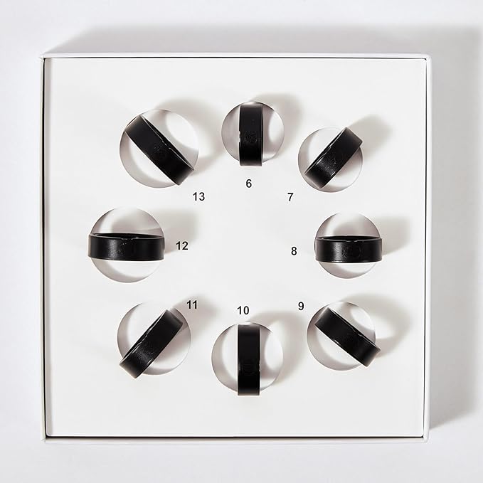 Smart Health Rings for Women Men, Fitness Tracker with Heart Rate, Blood Oxygen, HRV, Sleep Tracker, Step Tracker, No Subscription Fee, IP68 Waterproof Smart Ring (Only Ring Sizing Kit)