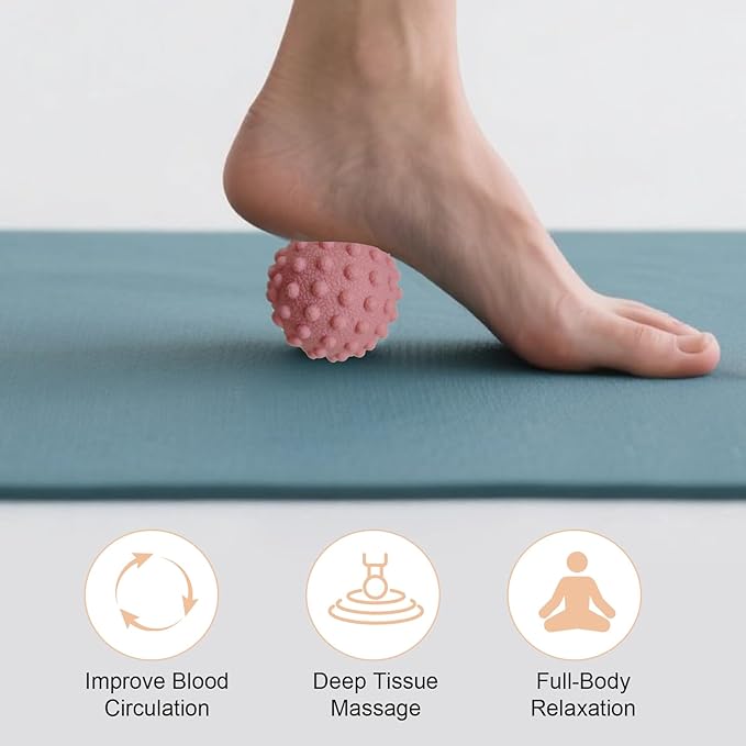 Foot Massage Ball Myofascial Release, Restore Foot Massage Roller, Massage Tool for Tight Muscles and Sore Feet, Pain Relieve from Plantar Fasciitis