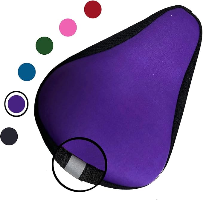 Kids Bike Gel Seat Cushion Cover, 8x5 inch Child Bike Seat Cover Premium Comfortable Small Bicycle Saddle Pad