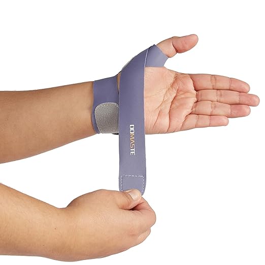 Pickleball Wrist Brace Support for Tennis, Ultra Thin Elastic Wrist Wraps, Lightweight, Breathable and Skin Friendly (Blue Horizon,Left)