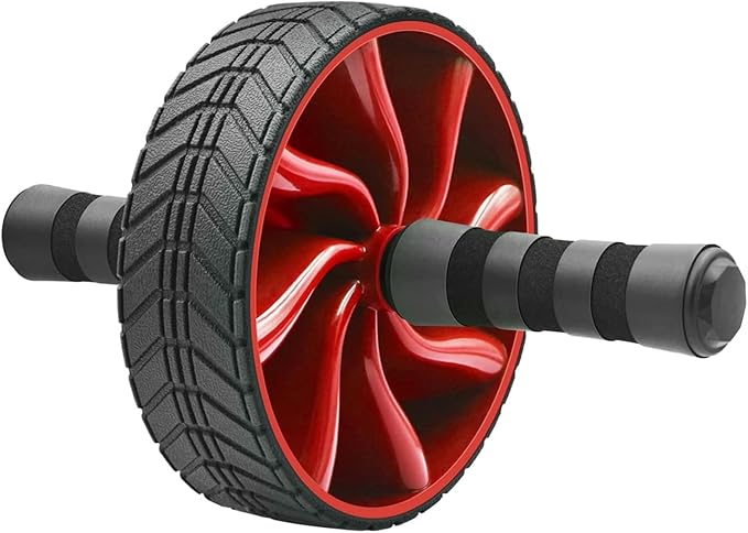 Ab roller wheel abdominal exercise core workout weight loss no noise easy to assembling light weight perfect home gym equipment for men & women