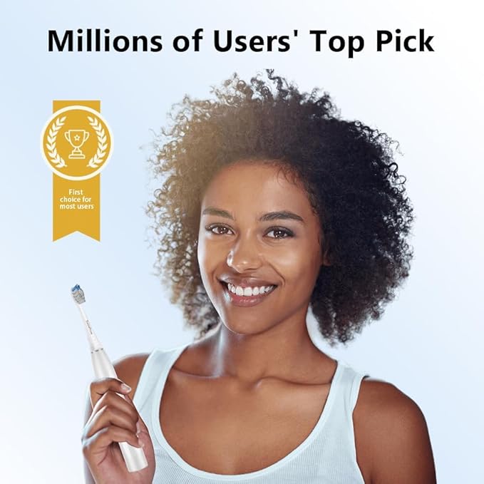 NatraProw Toothbrush Heads for Sonicare Replacement Heads,Brush Heads Compatible with Philips Sonicare Snap-On Electric Toothbrush,Bamboo Charcoal Bristle,6 Count