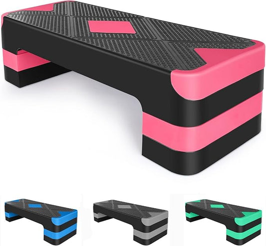 Adjustabl Aerobic Stepper Fitness Step Platform Health Workout for Sports Training