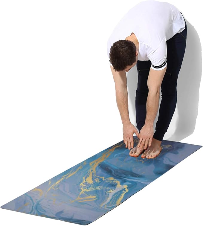 TPE Yoga Mat - Artist Designed, Premium eco friendly mats, Non Slip, Non toxic, Great For Regular & Hot Yoga, Pilates and Workouts (72 inch x 24 inch x 6mm thick)