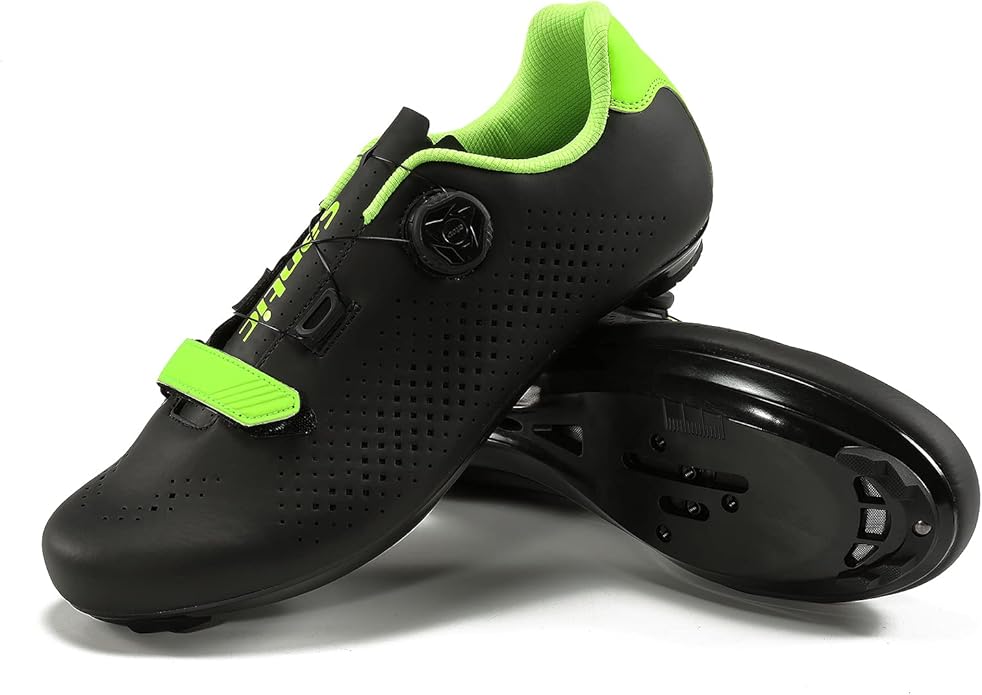 Santic Men's Cycling Shoes Road Cycling Riding Shoes Road Bike Shoes with Buckle- Roadway New