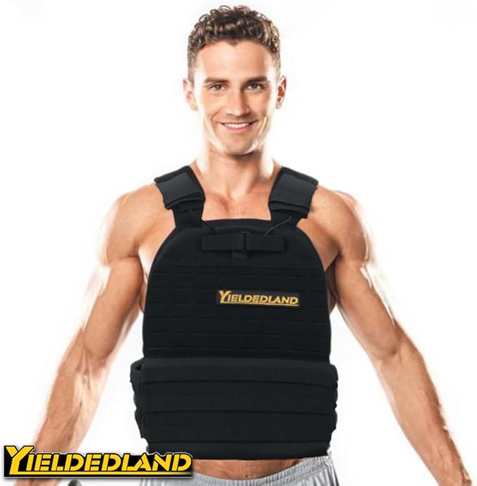 15lb/21lb Weighted Vest for Men and Women with Weight Vest Plates, Weight Vest for Strength and Endurance Training, Workouts, Running, Walking